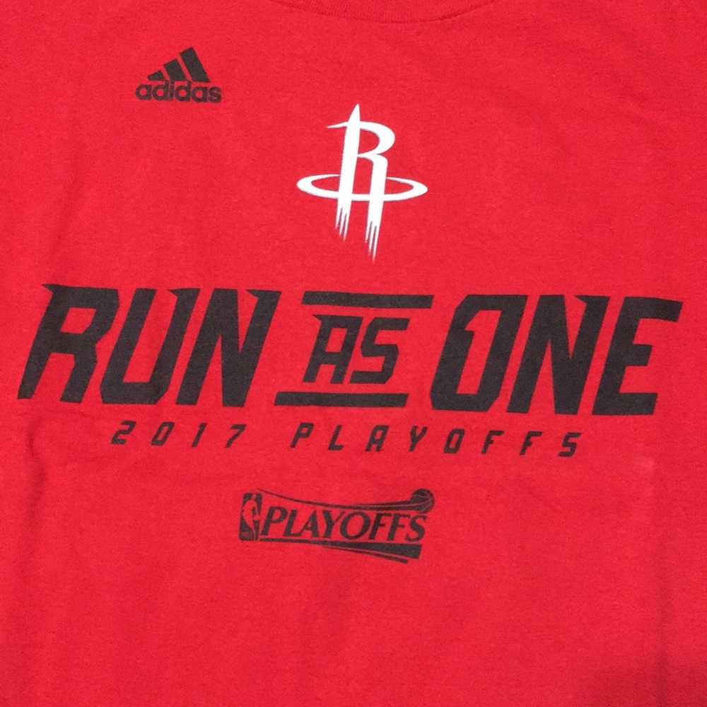 Men's Adidas Houston Rockets Tee Size Large - Picture 2 of 4